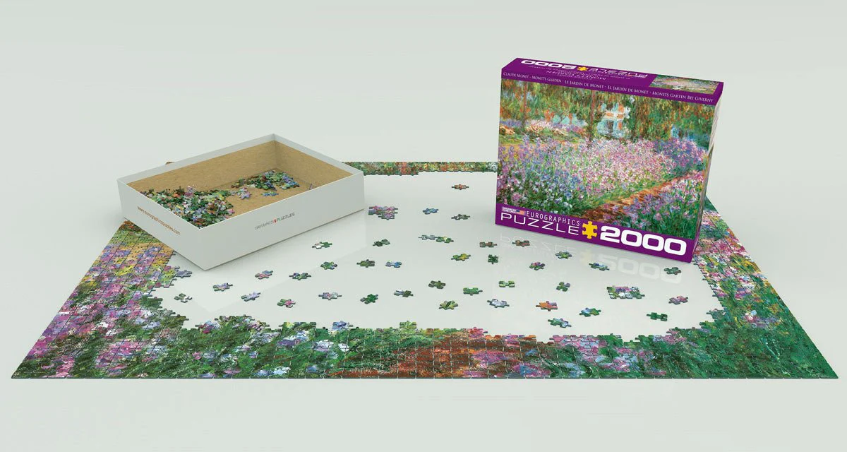Puzzle Eurographics - 2000 p - Jardin - Monet - Image 2