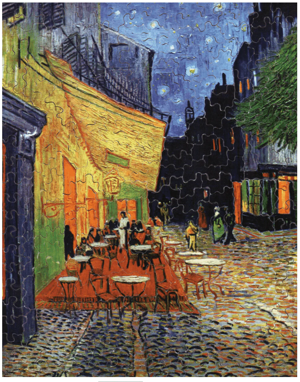 Puzzle Michèle Wilson - 250 pièces - Café le soir - Van Gogh - Image 2