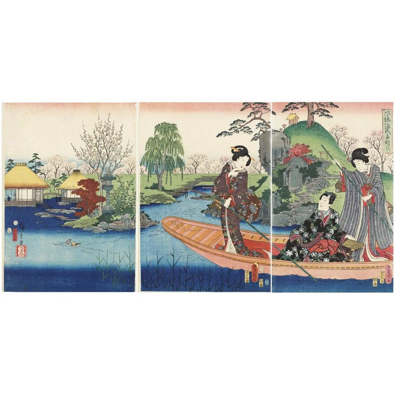 Puzzle MW - 150 p - La barque - Kunisada - Image 2