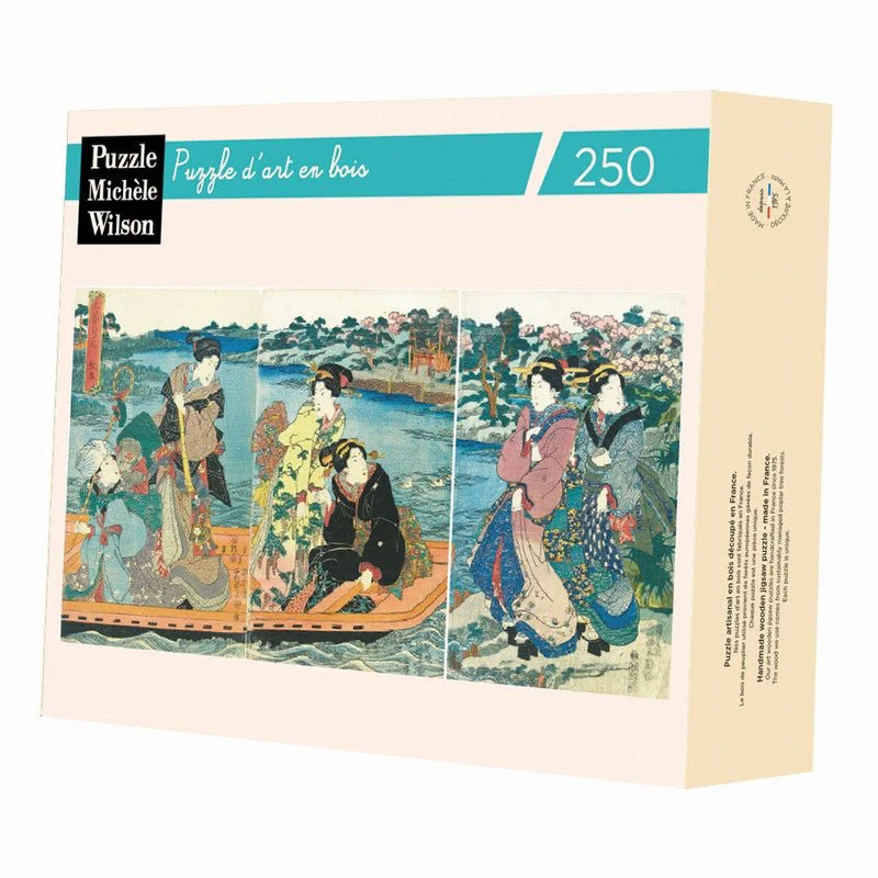 Puzzle MW - 250 p - Beautés sur un bateau - Kunisada