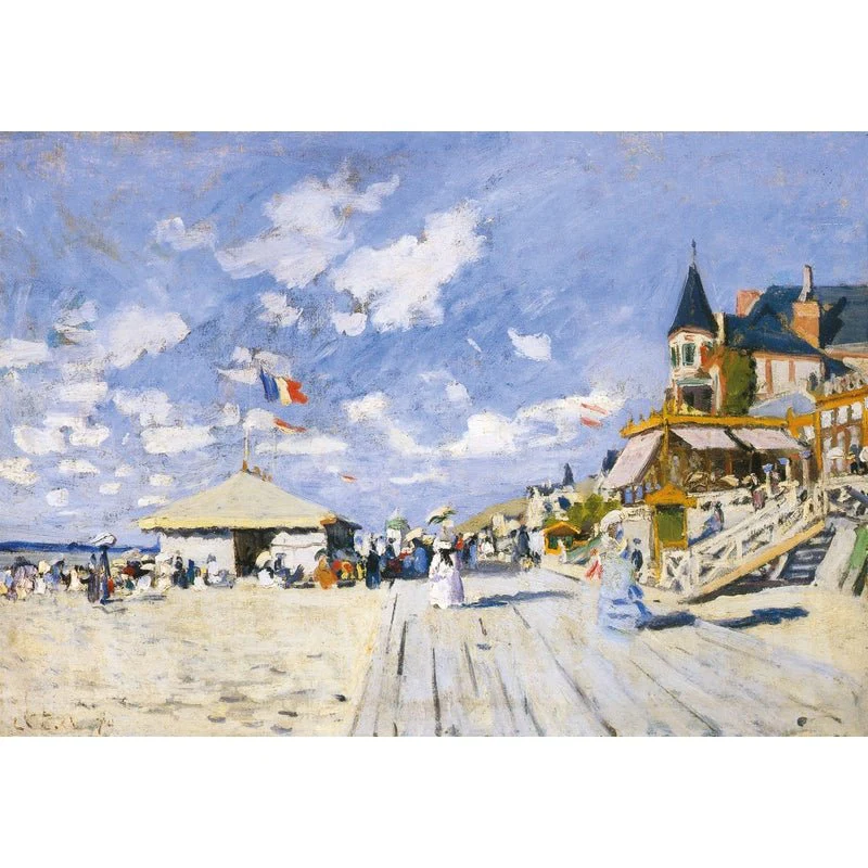 Puzzle MW - 250 p - Les planches de Trouville - Monet - Image 2