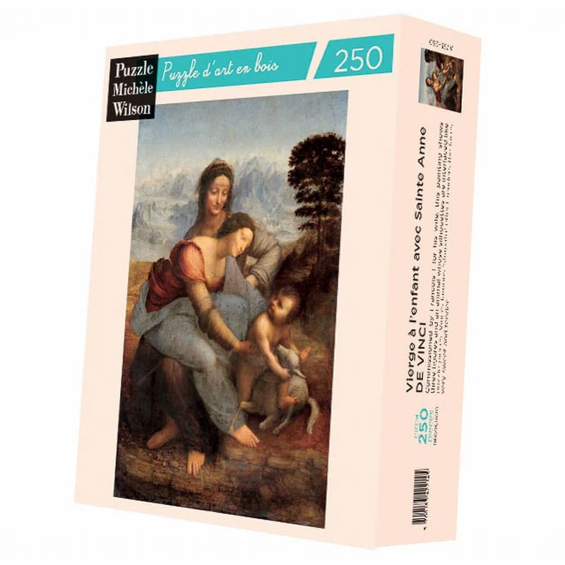 Puzzle MW - 250 p - Vierge à l'enfant avec Sainte-Anne - De Vinci