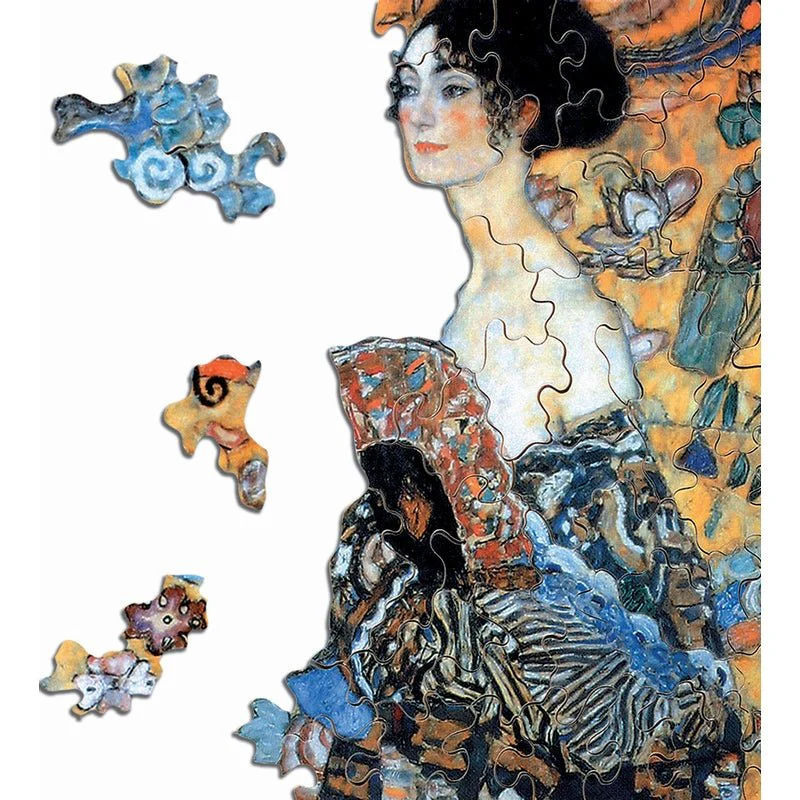 Puzzle MW - 350 p - Dame à l'éventail - Klimt - Image 2