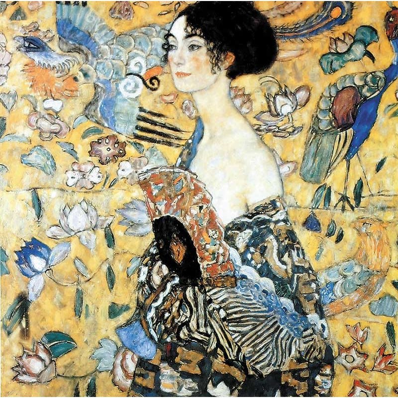 Puzzle MW - 350 p - Dame à l'éventail - Klimt - Image 3