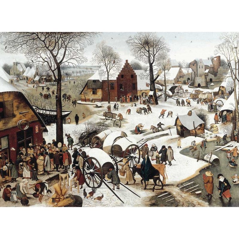 Puzzle MW - 350 p - Le dénombrement - Bruegel - Image 2