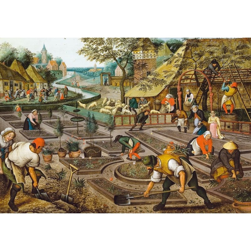 Puzzle MW - 350 p - Le printemps - Brueghel - Image 2