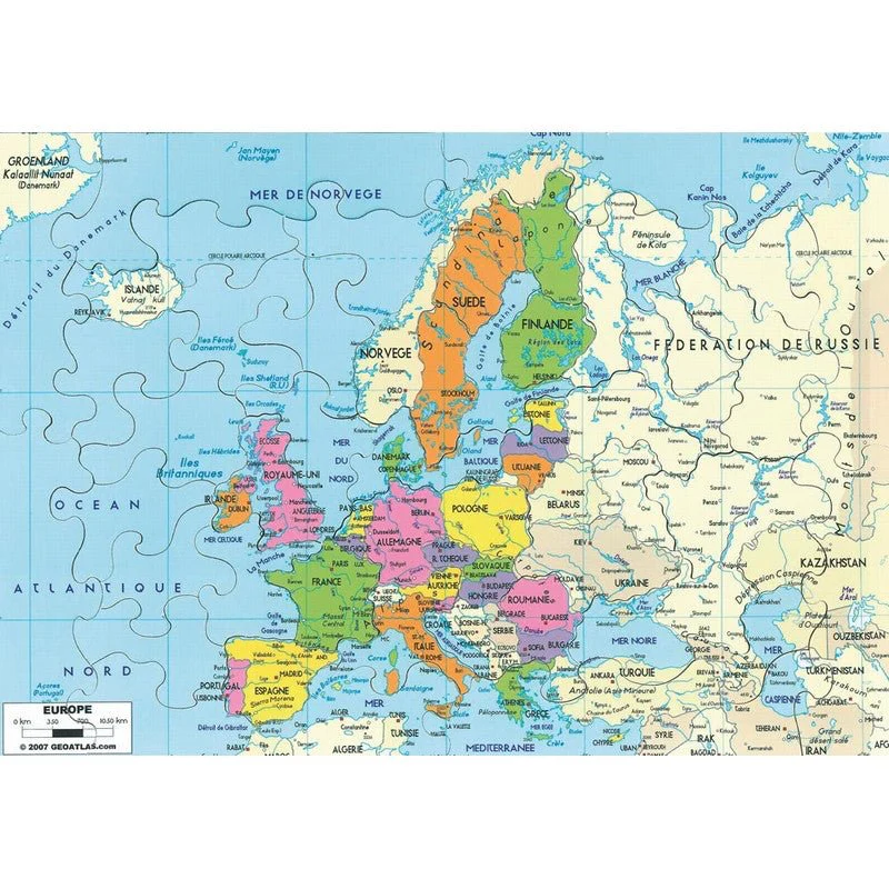 Puzzle MW - 50 p - Carte d'Europe - Image 2