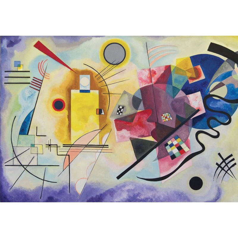 Puzzle MW - 50 p - Jaune Rouge Bleu - Kandinsky