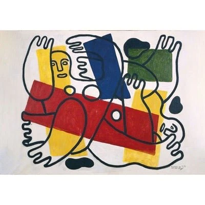 Puzzle MW - 50 p - Les plongeurs, 1943 - LÉGER - Image 2