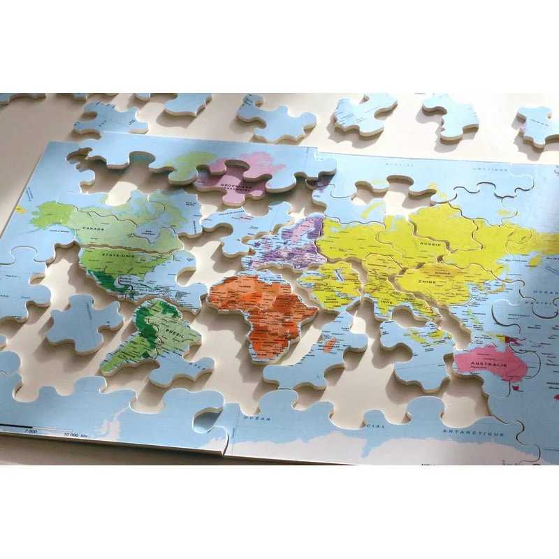 Puzzle MW - 50 PIECES - CARTE DU MONDE - Image 3