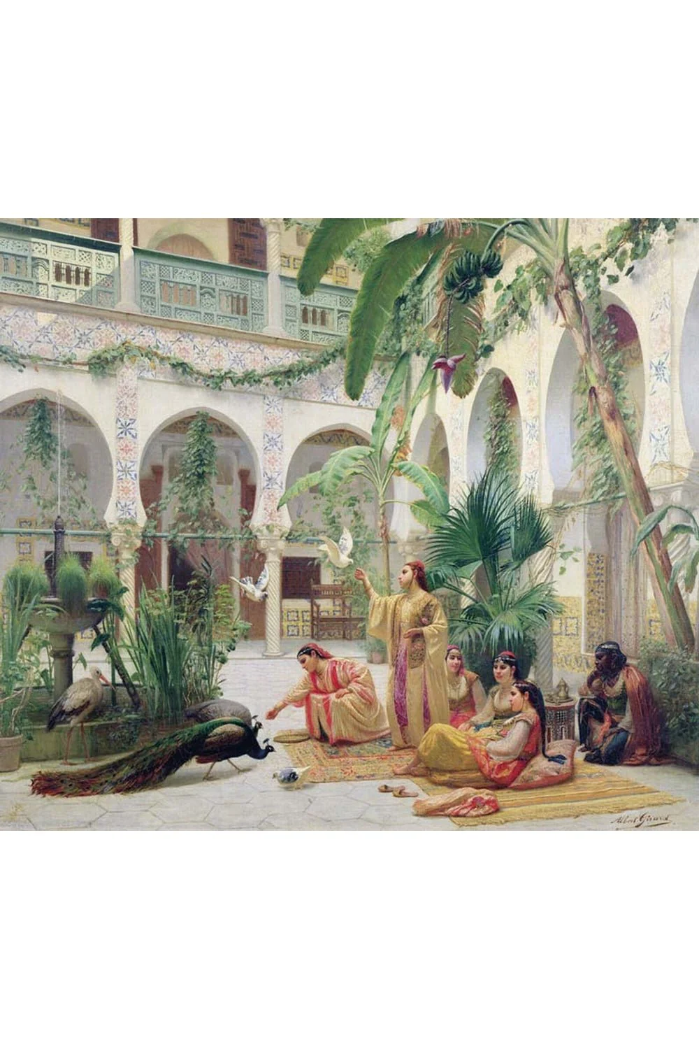 Puzzle MW - 500 p - La cour du harem - Girard - Image 2