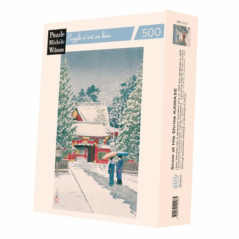 Puzzle MW - 500 p - Neige à Hie-jinja - Kawase
