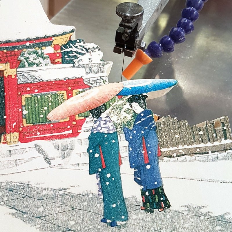 Puzzle MW - 500 p - Neige à Hie-jinja - Kawase - Image 3
