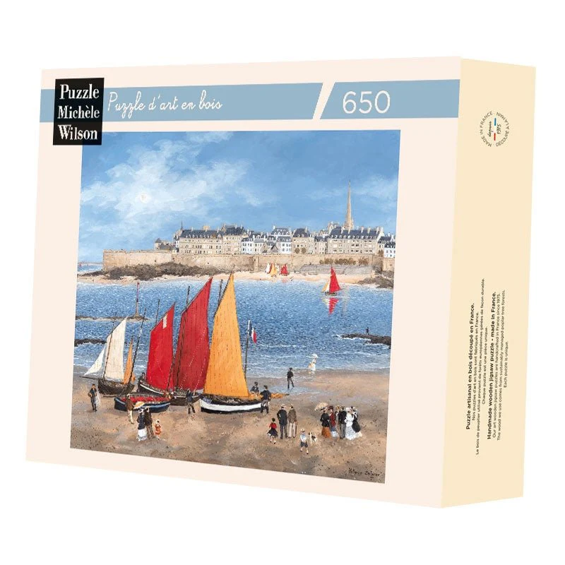 Puzzle MW - 650 p - Les remparts de Saint-Malo - Delacroix