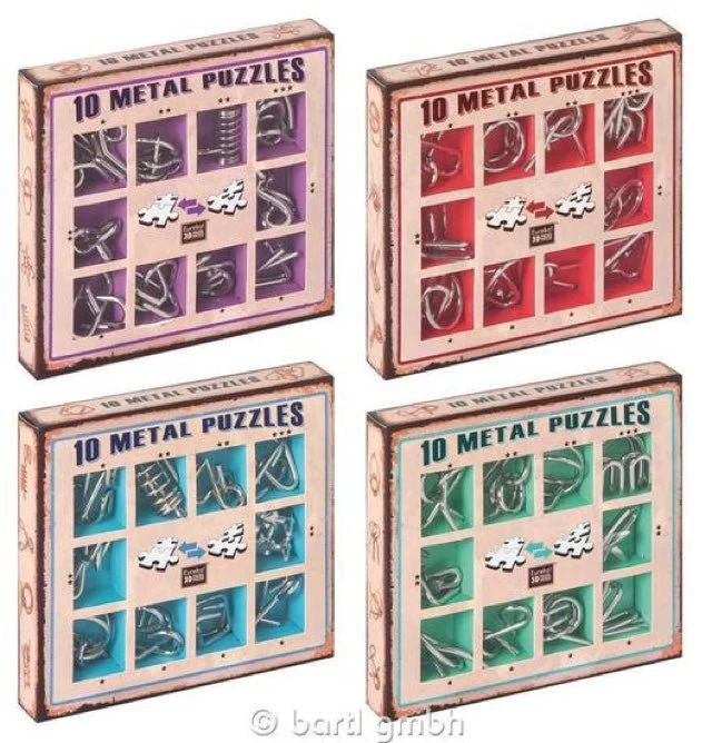 Set de 10 casse-têtes métal - PM