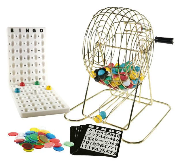 Sphère de bingo en métal