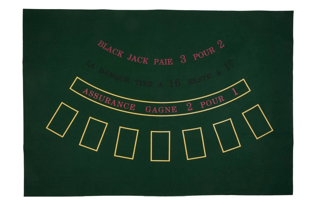 Tapis de Black-Jack feutre - 130x90